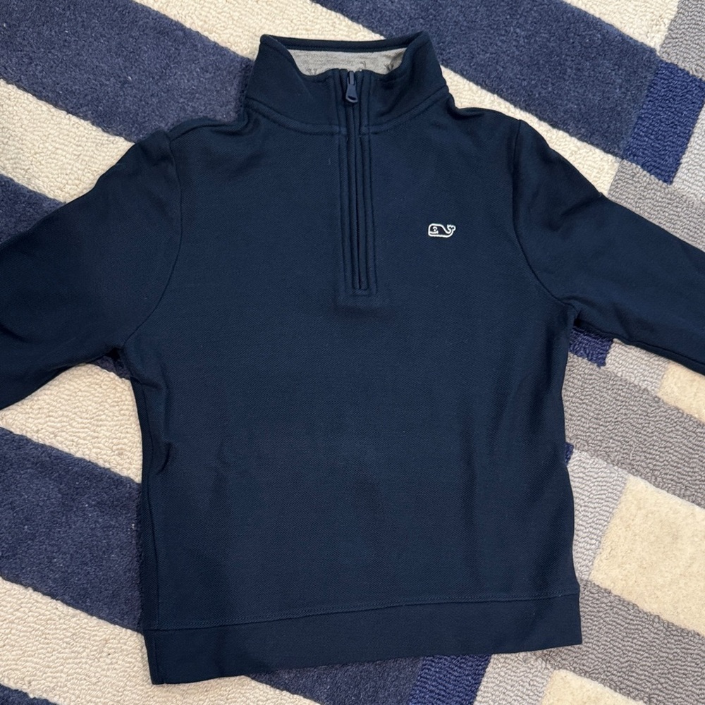 Boys vineyard vines Navy Half-Zip Sweater